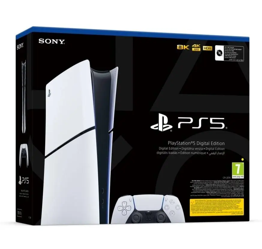 Конзола Sony PlayStation 5 Digital Slim 825GB Black/White