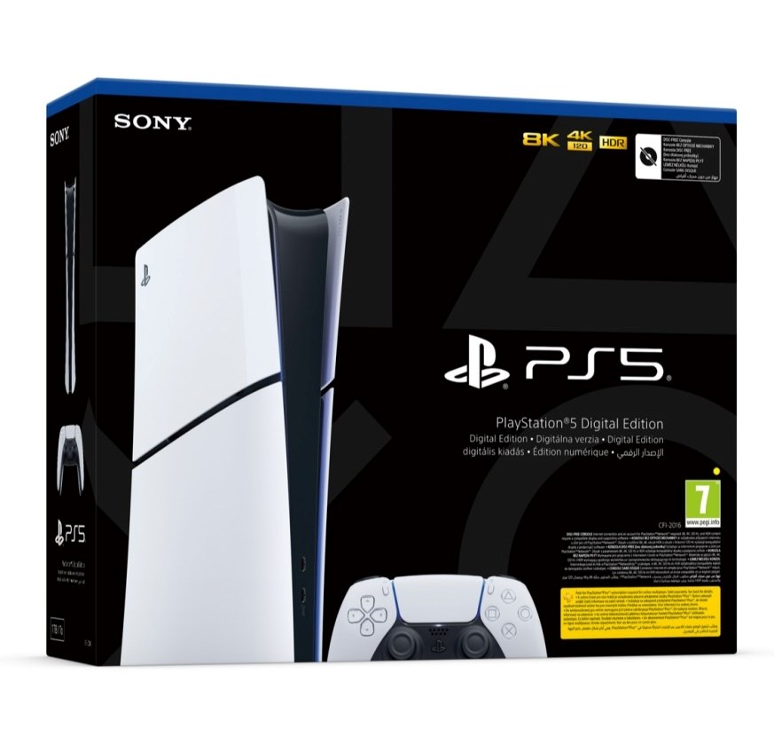 Конзола Sony PlayStation 5 Digital Slim 825GB Black/White