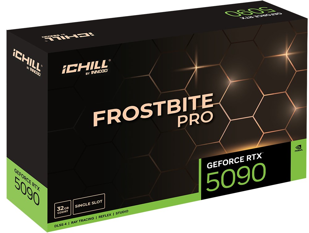 Видео карта INNO3D iChill GeForce RTX 5090 Frostbite Pro 32GB GDDR7 - C50903-32D7X-1759FBP
