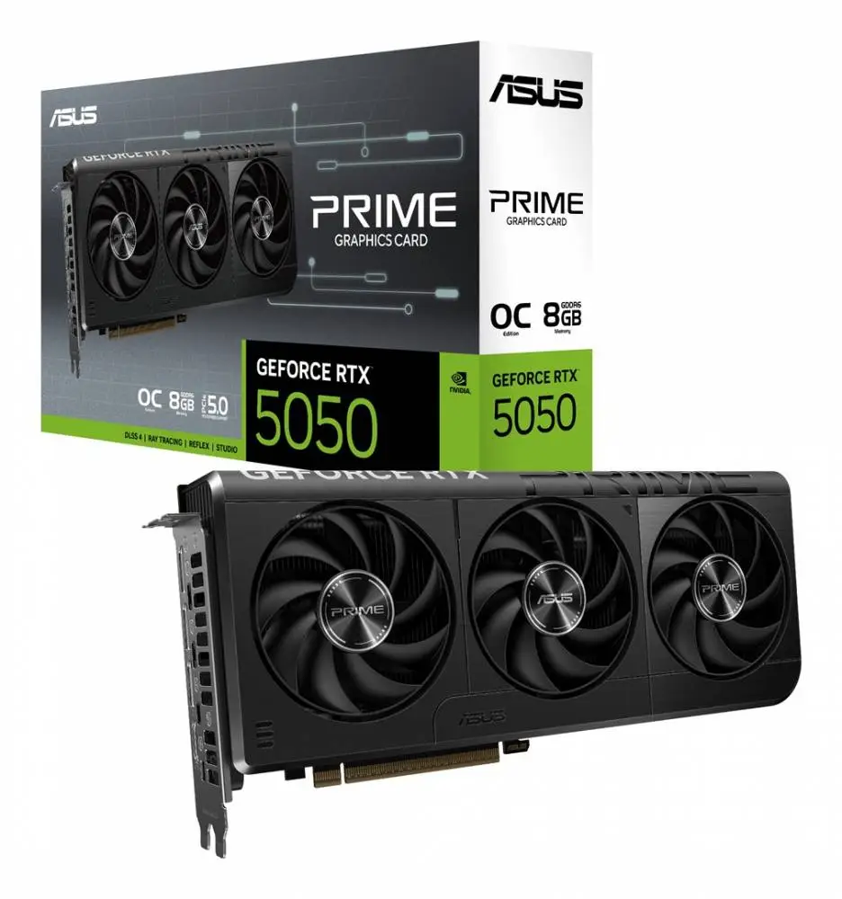 Видео карта ASUS Prime GeForce RTX 5050 O8G GDDR6 - 90YV0N70-M0NA00