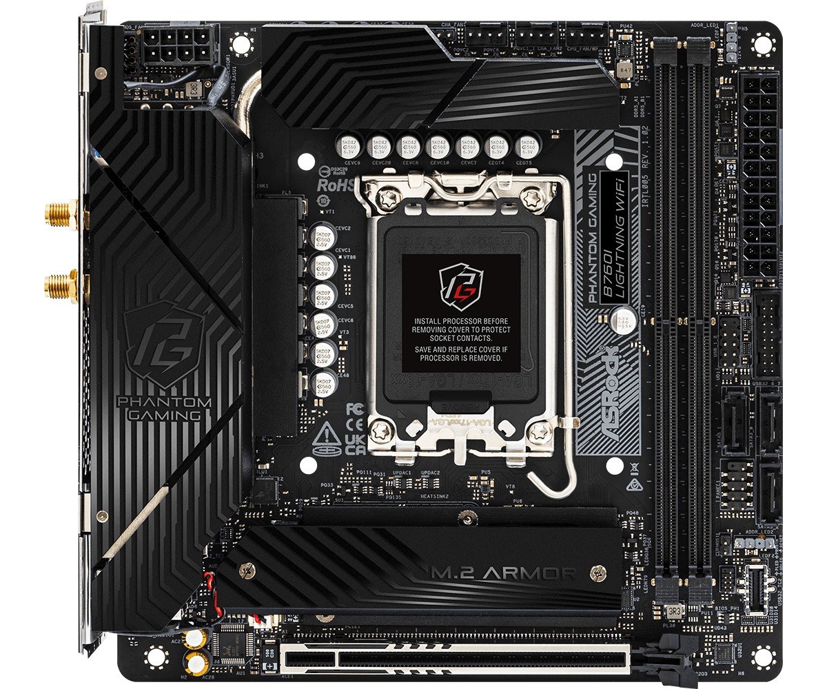 Дънна платка ASRock B760I LIGHTNING WIFI LGA1700