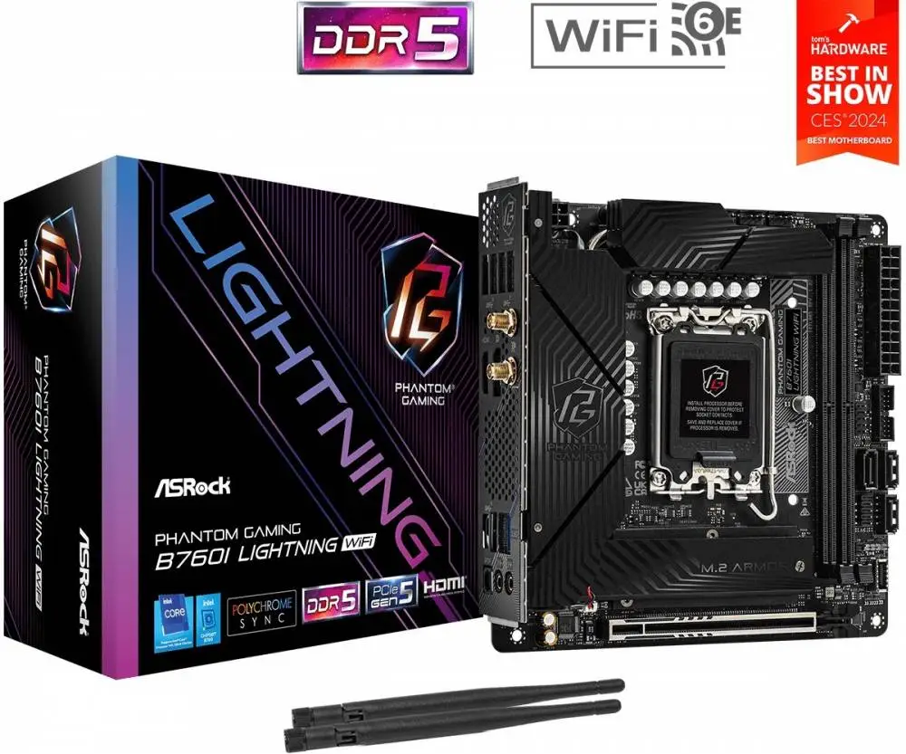 Дънна платка ASRock B760I LIGHTNING WIFI LGA1700