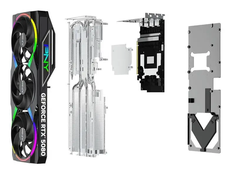 Видео карта PNY GeForce RTX 5080 EPIC-X OC 16GB GDDR7 - VCG508016TFXXPB1-O