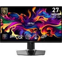 Монитор MSI MPG 271QR QD-OLED X50 Gaming Monitor, 26.5", 0.03ms, 500Hz, 2560x1440, G-SYNC, AMD FreeSync Premium Pro, ClearMR 21000, HDR True Black 500, Type-C(98W PD), DP(2.1a), 2xHDMI(2.1), USB Hub, Black - 9S6-3CF49T-001