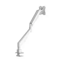 HAMA Стойка за монитор за бюро, 17"-35", регулируема, газова пружина, бял