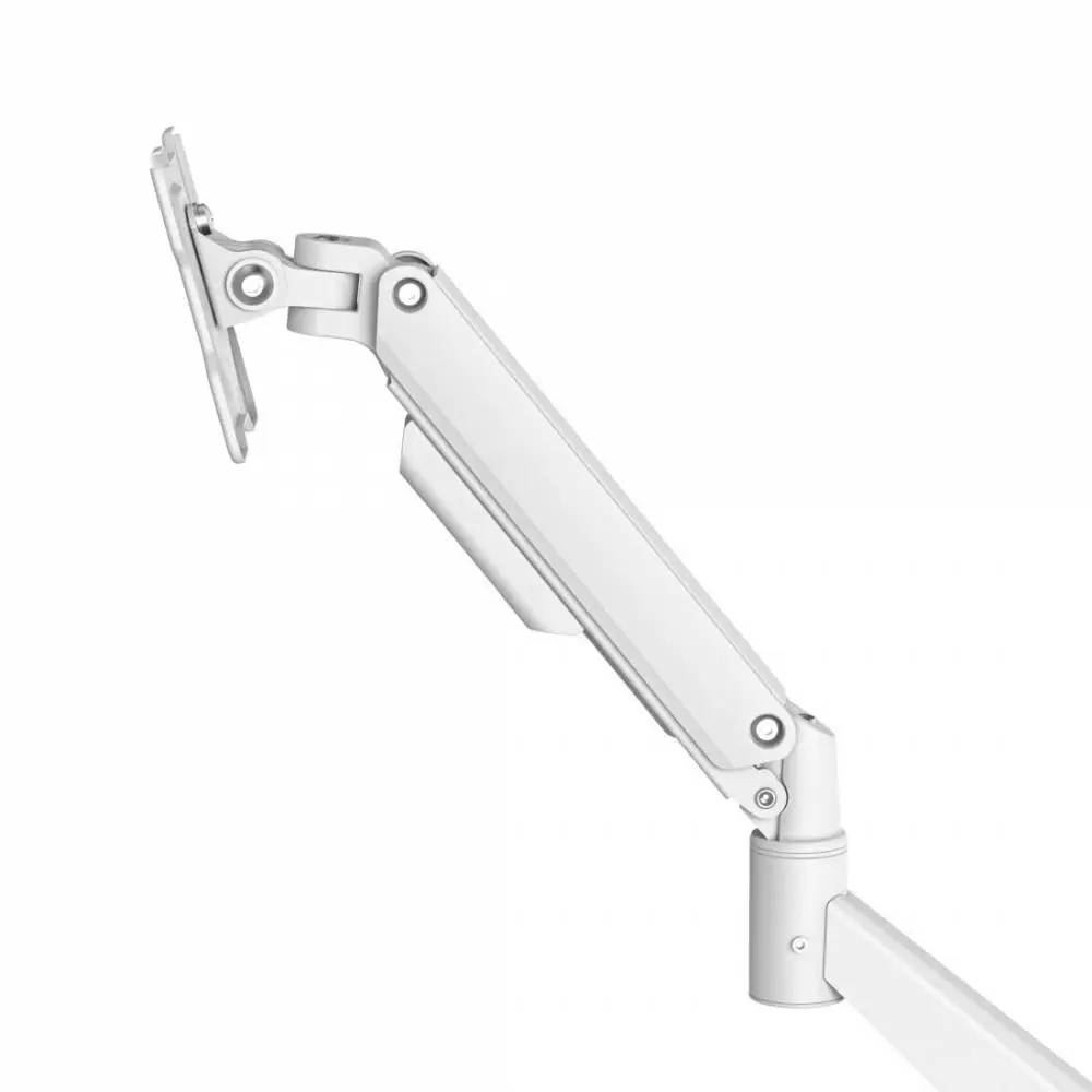 HAMA Стойка за монитор за бюро, 17"-35", регулируема, газова пружина, бял