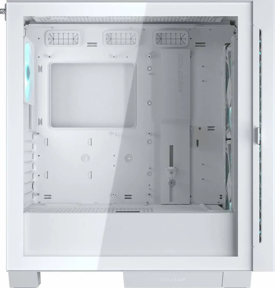 Кутия Cougar Airface ECO RGB ATX, Mini ITX, Бяла - CGR-5YA2W-RGB