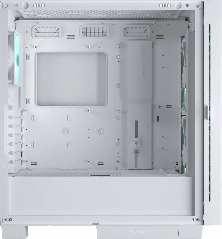 Кутия Cougar Airface ECO RGB ATX, Mini ITX, Бяла - CGR-5YA2W-RGB