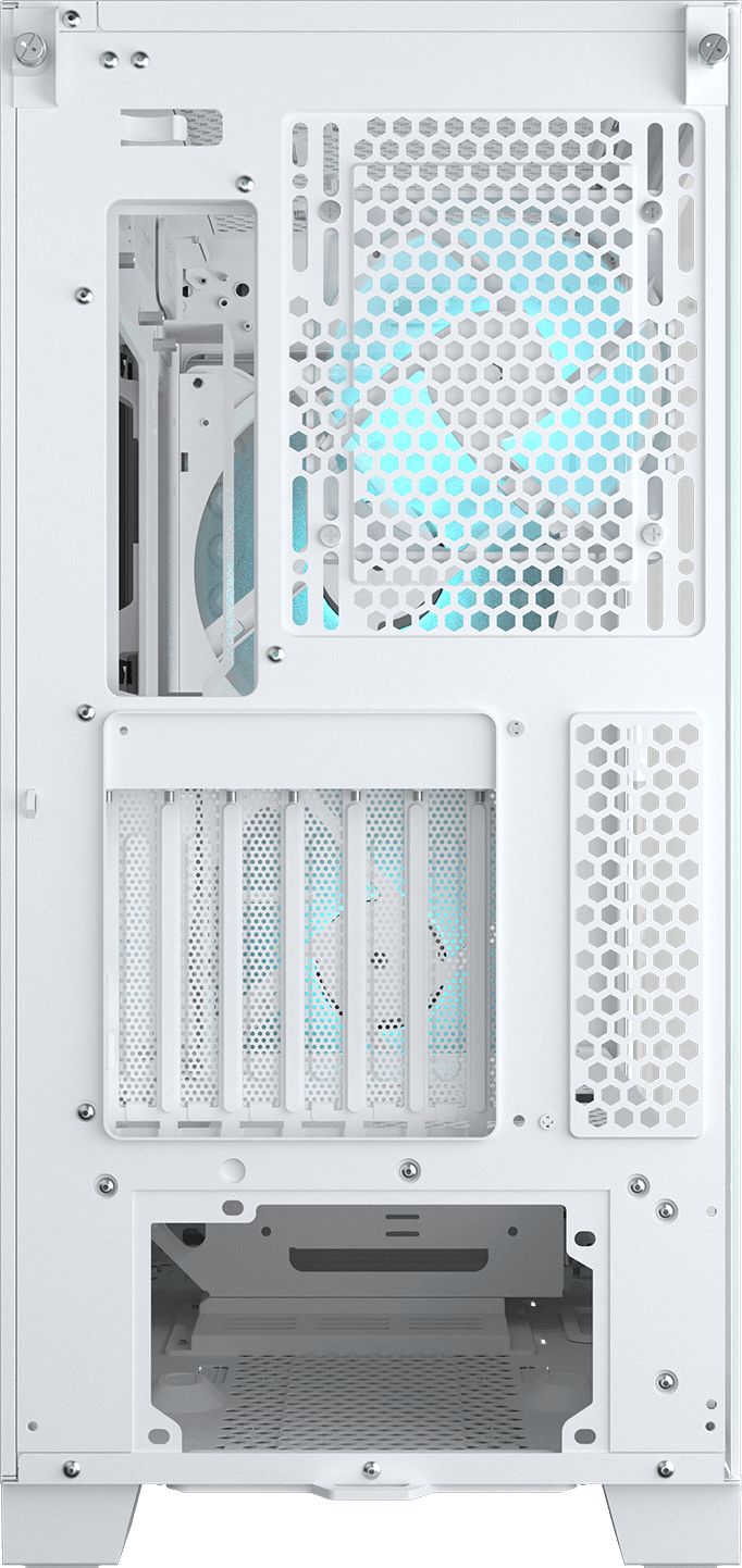 Кутия Cougar Airface ECO RGB ATX, Mini ITX, Бяла - CGR-5YA2W-RGB