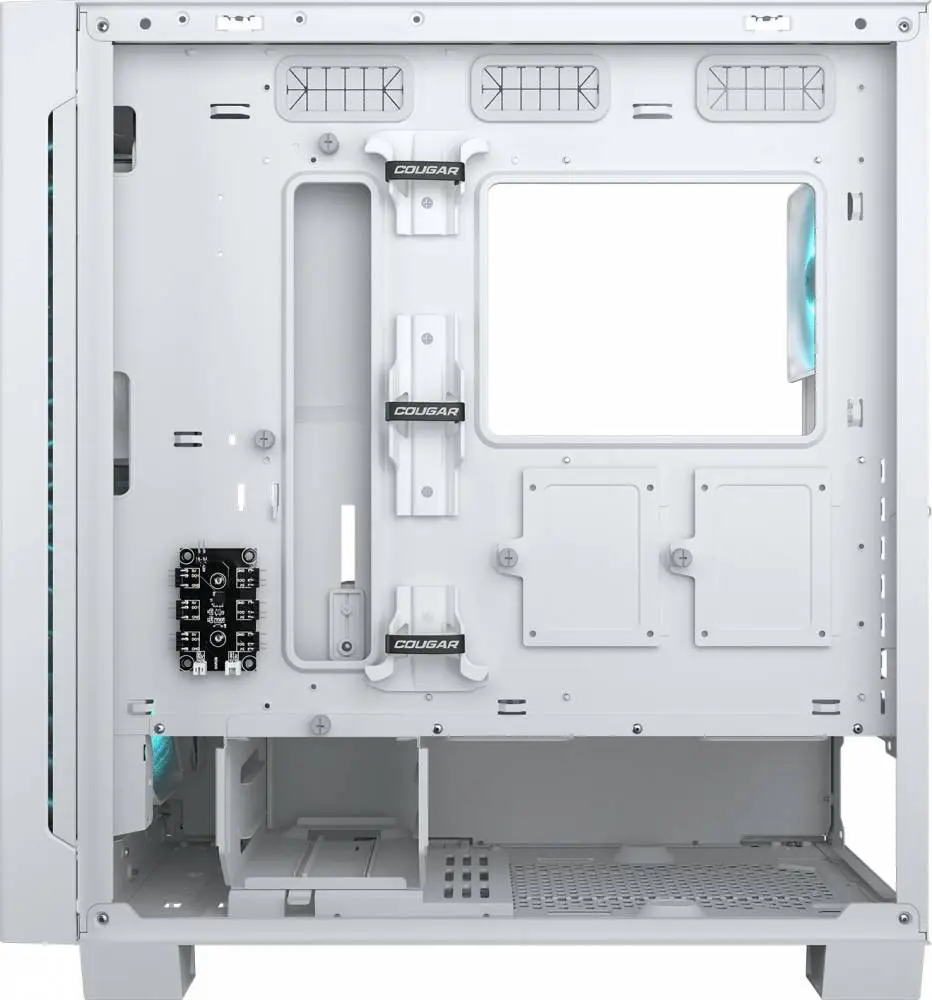 Кутия Cougar Airface ECO RGB ATX, Mini ITX, Бяла - CGR-5YA2W-RGB