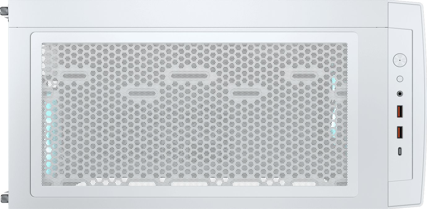 Кутия Cougar Airface ECO RGB ATX, Mini ITX, Бяла - CGR-5YA2W-RGB