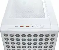 Кутия Cougar Airface ECO RGB ATX, Mini ITX, Бяла - CGR-5YA2W-RGB