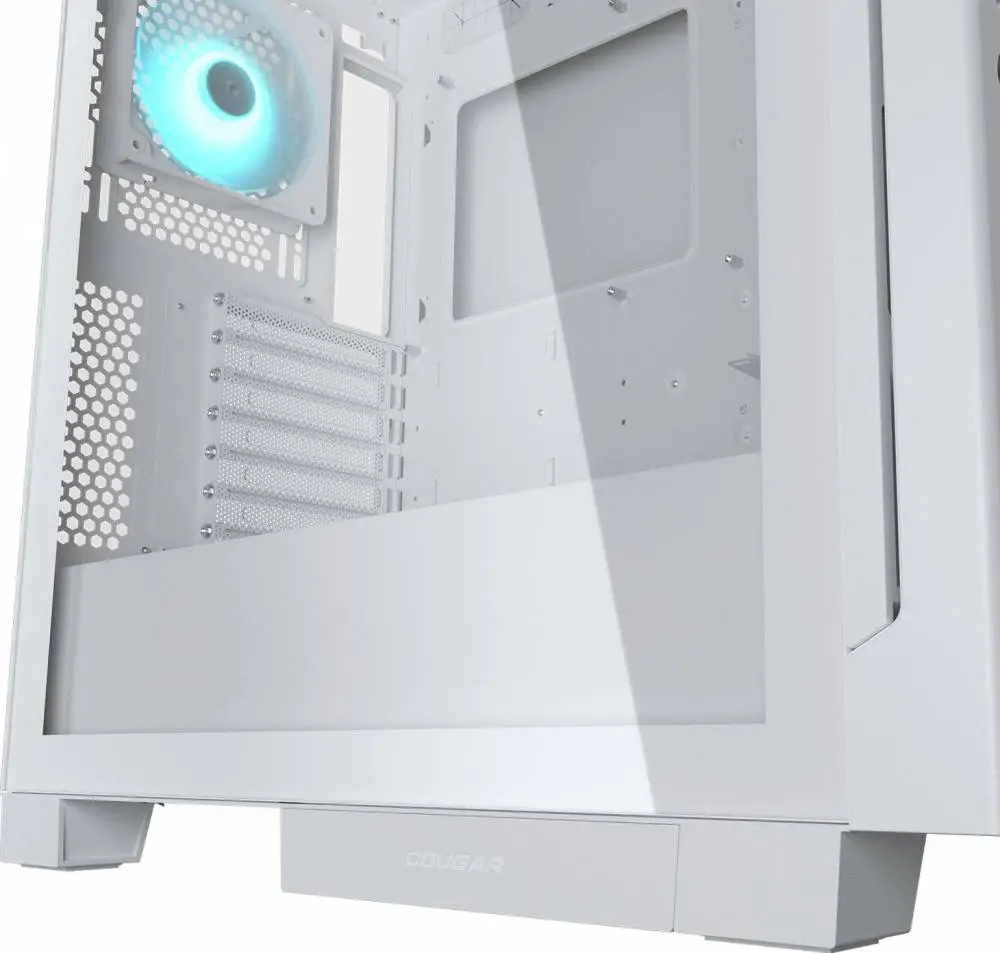 Кутия Cougar Airface ECO RGB ATX, Mini ITX, Бяла - CGR-5YA2W-RGB