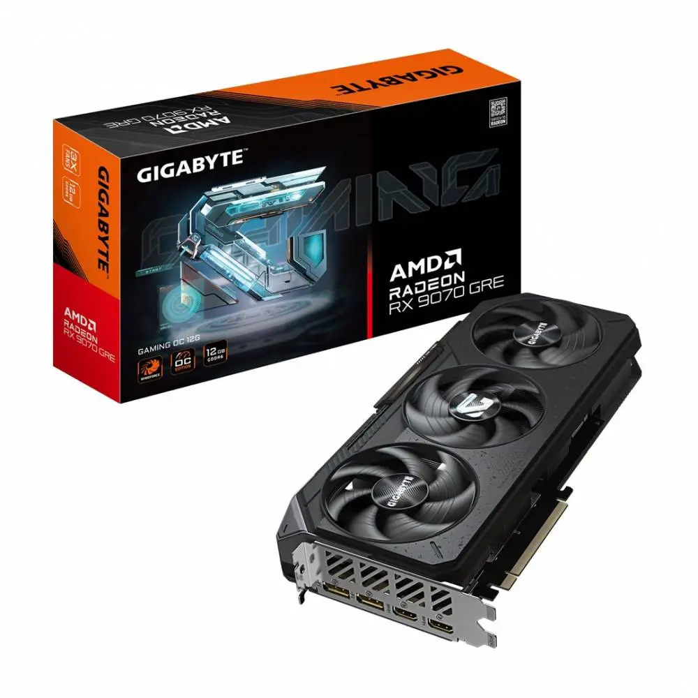 Scheda video Gigabyte Radeon RX 9070 GRE GAMING OC 12GB GDDR6 - GV-R907GREGAMING OC-12GD