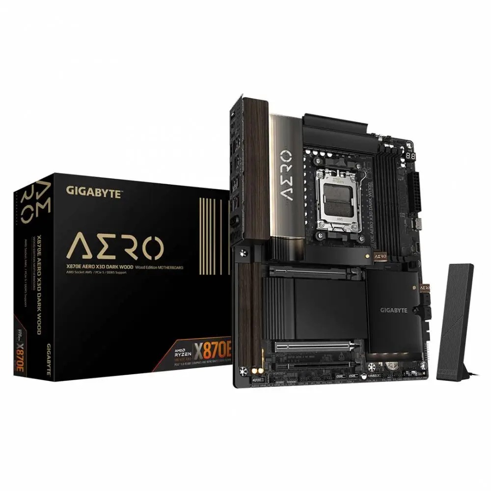 Дънна платка Gigabyte X870E AERO X3D DARK WOOD AM5