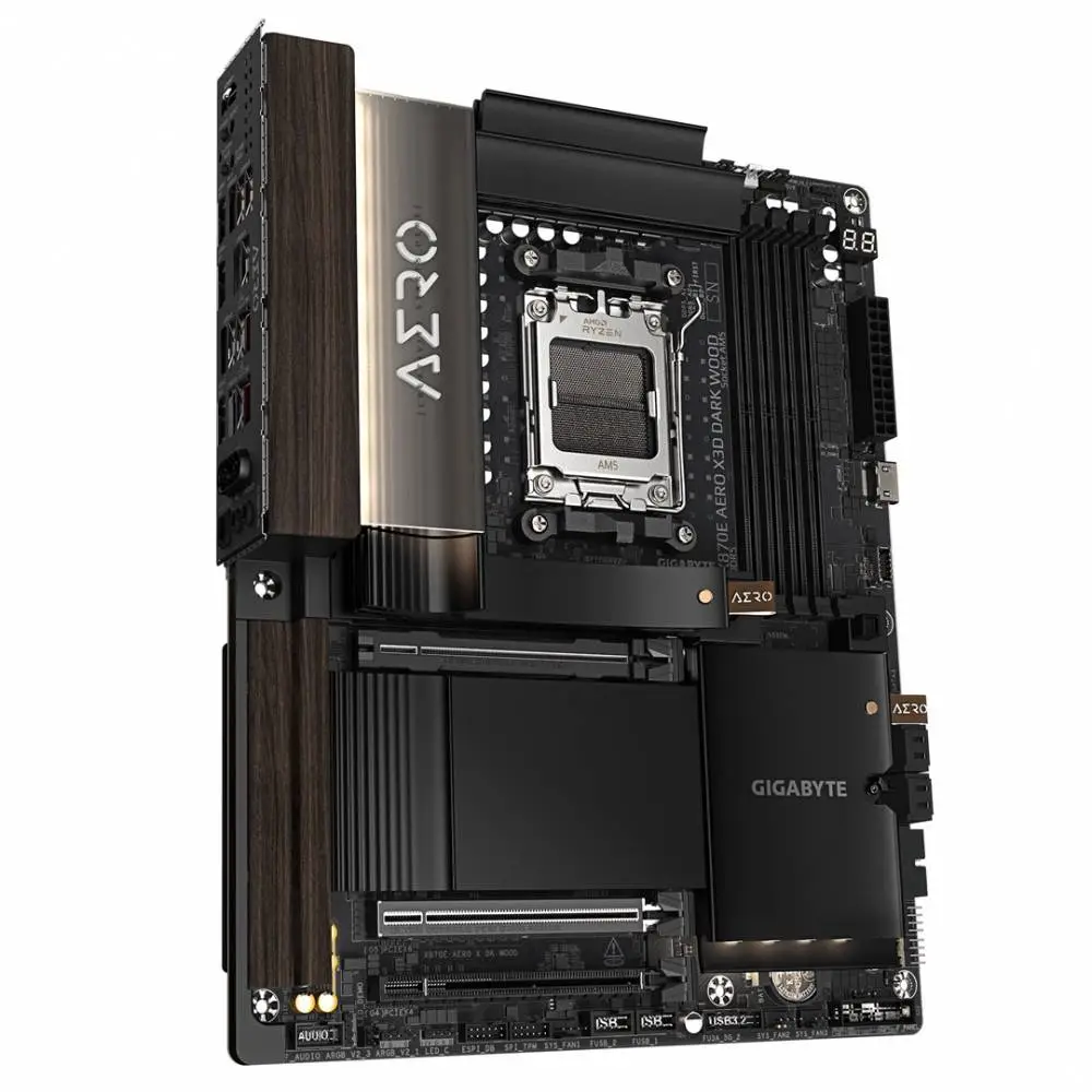 Дънна платка Gigabyte X870E AERO X3D DARK WOOD AM5