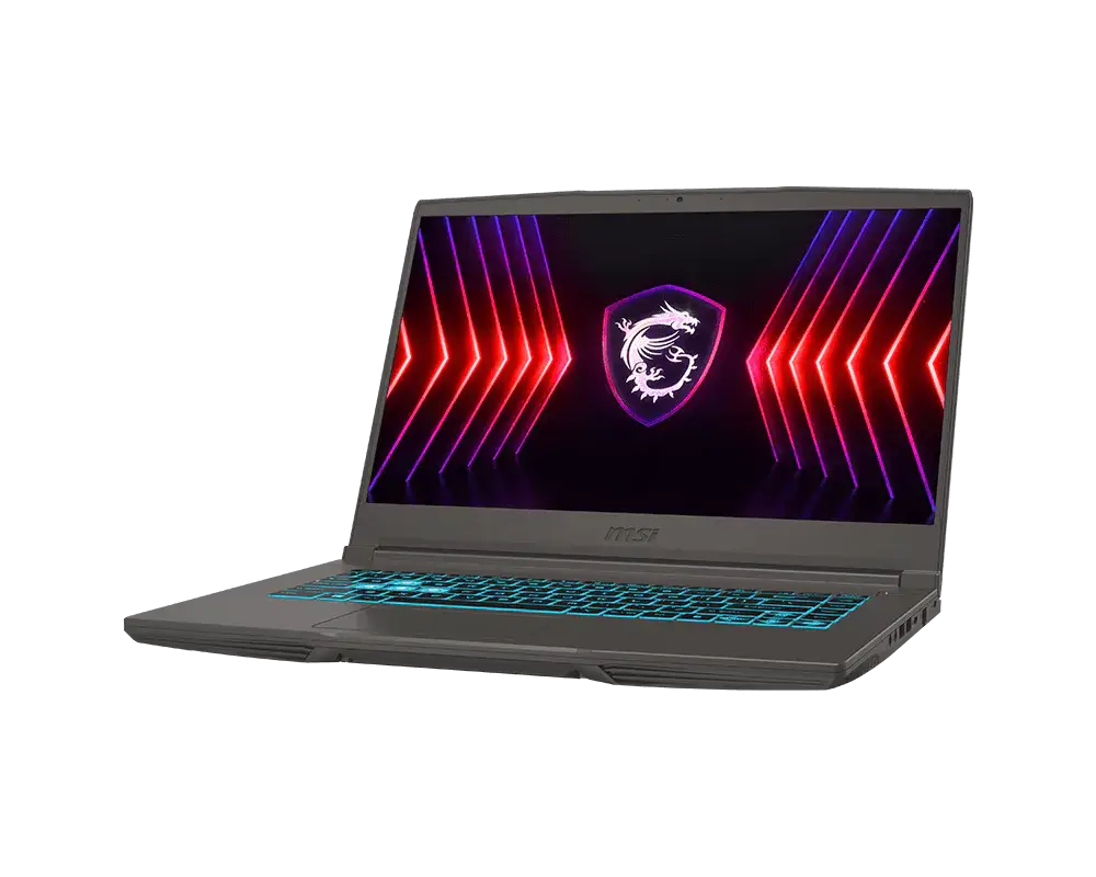 Лаптоп MSI Thin A15 B7VE, AMD Ryzen 7 7735HS (8C/16T, up to 4.75GHz, 16MB L3), 15.6" FHD (1920x1080) 144Hz, IPS-Level, RTX 4050 6GB GDDR6 194 AI TOPS, 16GB DDR5 2x8 4800MHz, 512GB SSD Gen4x4, NO OS -9S7-16RK11-483