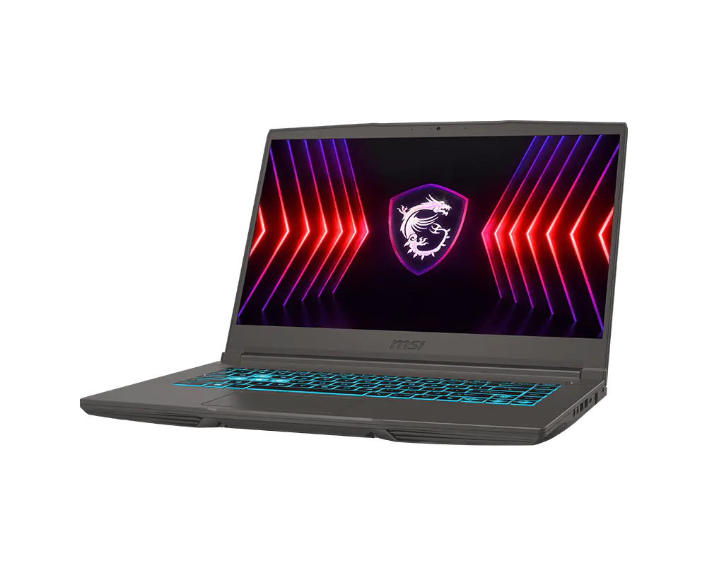 Лаптоп MSI Thin A15 B7VE, AMD Ryzen 7 7735HS (8C/16T, up to 4.75GHz, 16MB L3), 15.6" FHD (1920x1080) 144Hz, IPS-Level, RTX 4050 6GB GDDR6 194 AI TOPS, 16GB DDR5 2x8 4800MHz, 512GB SSD Gen4x4, NO OS -9S7-16RK11-483