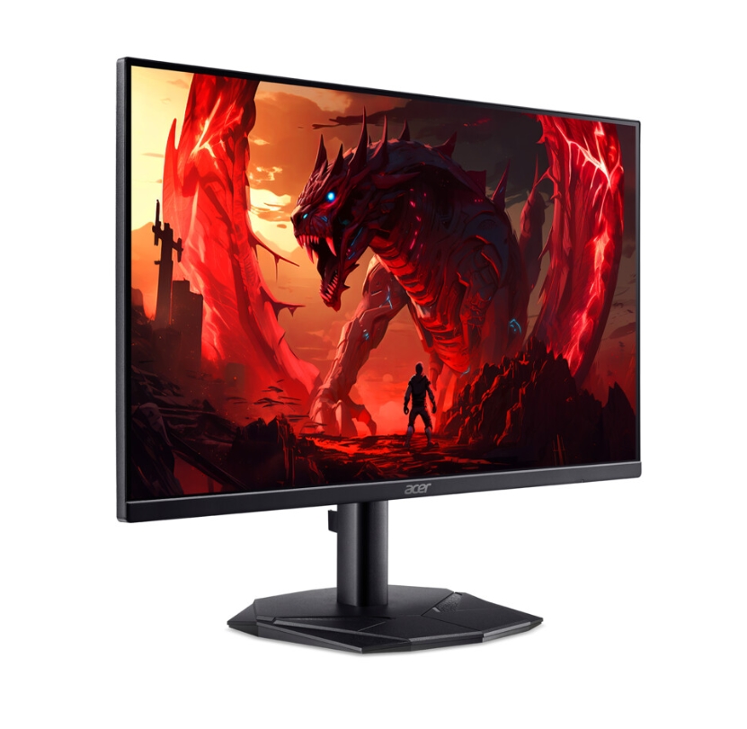 Монитор Acer Nitro Nitro KG240YP0bi, 23.8'' FHD (1920X1080) VA, ZeroFrame, FreeSync 144Hz, 1ms (VRB), 100M:1, 250nits, 99% sRGB, VGA, HDMI, Black - UM.QX0EE.012