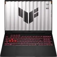 Лаптоп Asus TUF A16 FA608UMI-TU166, AMD Ryzen 7 260 3.8GHz (24MB Cache, up to 5.1 GHz, 8 cores,)16.0  WUXGA 1920X1200 16:10 Bend+300nits, AG,144Mhz,16GB DDR5 5600 so-dim ,512 GB PCIe 4.0,RTX&nbsp;5060 8GB GDDR7, Wi-Fi 6e,Backlit Kbd, no OS, Jaeger Gray - 90NR0KV1-M00EJ0