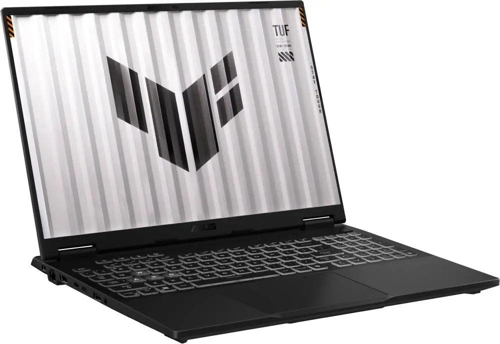 Лаптоп Asus TUF A16 FA608UMI-TU166, AMD Ryzen 7 260 3.8GHz (24MB Cache, up to 5.1 GHz, 8 cores,)16.0  WUXGA 1920X1200 16:10 Bend+300nits, AG,144Mhz,16GB DDR5 5600 so-dim ,512 GB PCIe 4.0,RTX&nbsp;5060 8GB GDDR7, Wi-Fi 6e,Backlit Kbd, no OS, Jaeger Gray - 90NR0KV1-M00EJ0