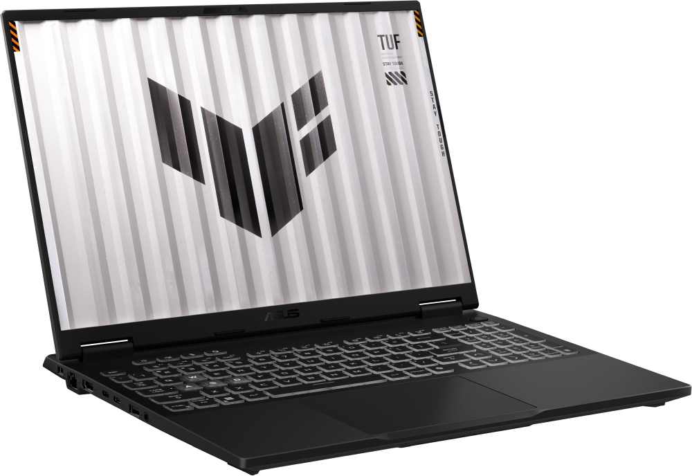 Лаптоп Asus TUF A16 FA608UMI-TU166, AMD Ryzen 7 260 3.8GHz (24MB Cache, up to 5.1 GHz, 8 cores,)16.0  WUXGA 1920X1200 16:10 Bend+300nits, AG,144Mhz,16GB DDR5 5600 so-dim ,512 GB PCIe 4.0,RTX 5060 8GB GDDR7, Wi-Fi 6e,Backlit Kbd, no OS, Jaeger Gray - 90NR0KV1-M00EJ0