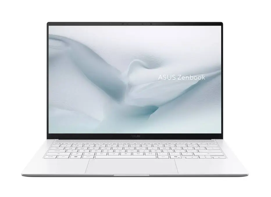 Лаптоп Asus Zenbook S UX5406AA-SU152X,Intel Ultra 9 386H 2.1 GHz (18MB Cache, up to 4.9 GHz, 16 cores, 16 Threads), 14" OLED (WQXGA+(WQ+) 2880X1800 16:10), 120 Hz,  32GB LPDDR5X (16 GB on BD),1TB SSD, Backlit Chiclet Keyboard, Windows 11 Pro,Scandinavian White - 90NB16Q4-M007S0