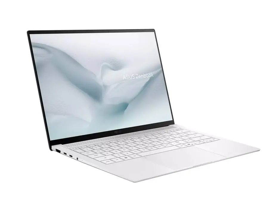 Лаптоп Asus Zenbook S UX5406AA-SU152X,Intel Ultra 9 386H 2.1 GHz (18MB Cache, up to 4.9 GHz, 16 cores, 16 Threads), 14" OLED (WQXGA+(WQ+) 2880X1800 16:10), 120 Hz, 32GB LPDDR5X (16 GB on BD),1TB SSD, Backlit Chiclet Keyboard, Windows 11 Pro,Scandinavian White - 90NB16Q4-M007S0
