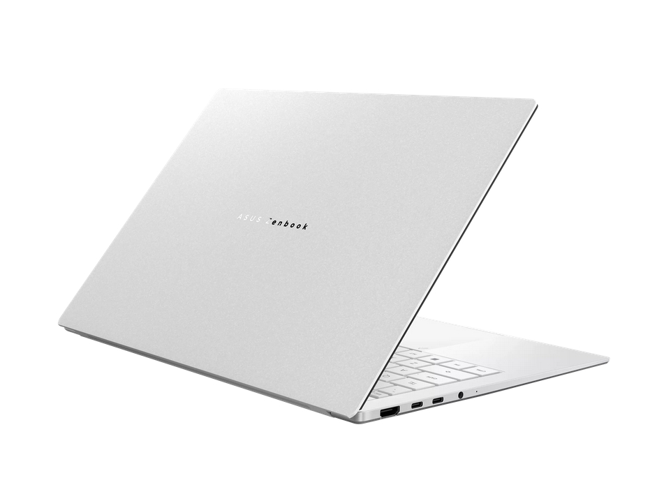 Лаптоп Asus Zenbook S UX5406AA-SU152X,Intel Ultra 9 386H 2.1 GHz (18MB Cache, up to 4.9 GHz, 16 cores, 16 Threads), 14" OLED (WQXGA+(WQ+) 2880X1800 16:10), 120 Hz,  32GB LPDDR5X (16 GB on BD),1TB SSD, Backlit Chiclet Keyboard, Windows 11 Pro,Scandinavian White - 90NB16Q4-M007S0