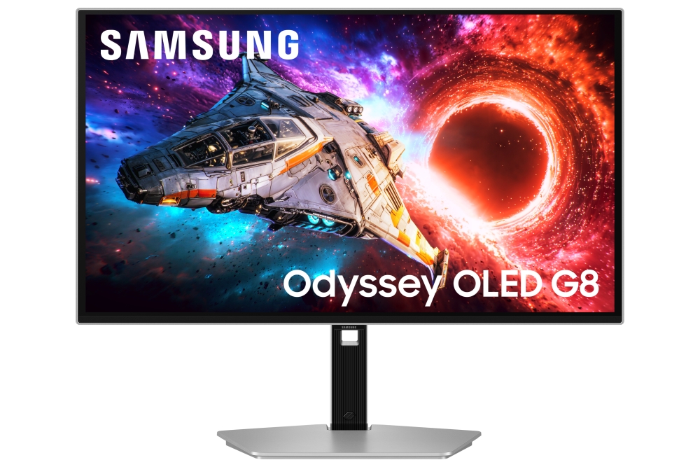 Монитор Samsung 27'' LS27HG800SU Odyssey OLED G8 4K 3840x2160 0.03ms 240Hz Glare Free DP 2.1 (UHBR20) & USB-C (98W) Silver