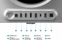 Монитор Samsung 27'' LS27HG800SU Odyssey OLED G8 4K 3840x2160 0.03ms 240Hz Glare Free DP 2.1 (UHBR20) & USB-C (98W) Silver
