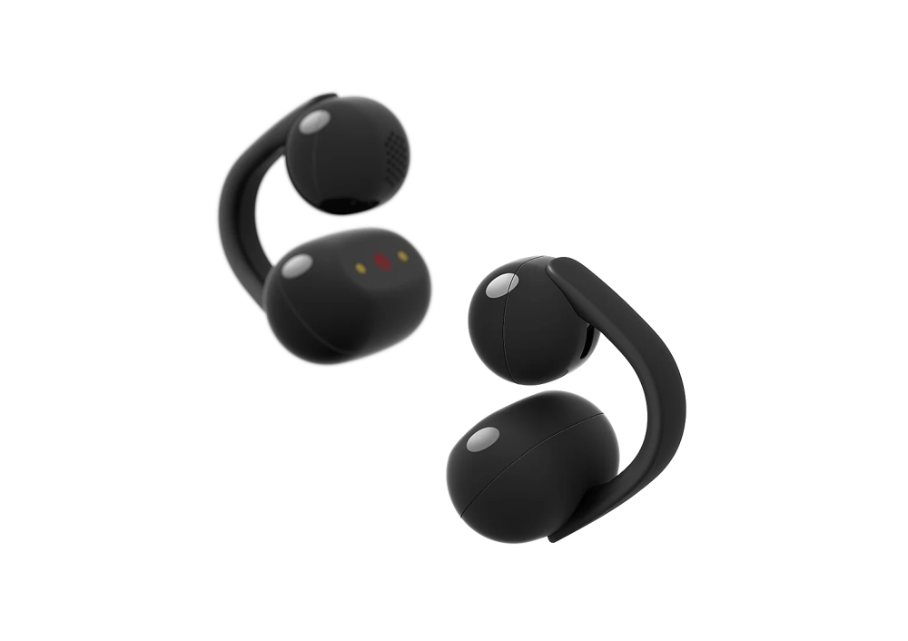 Слушалки Sony LinkBuds Clip WF-LC900 TWS Open-ear Earbuds Black - WFLC900B.CE7