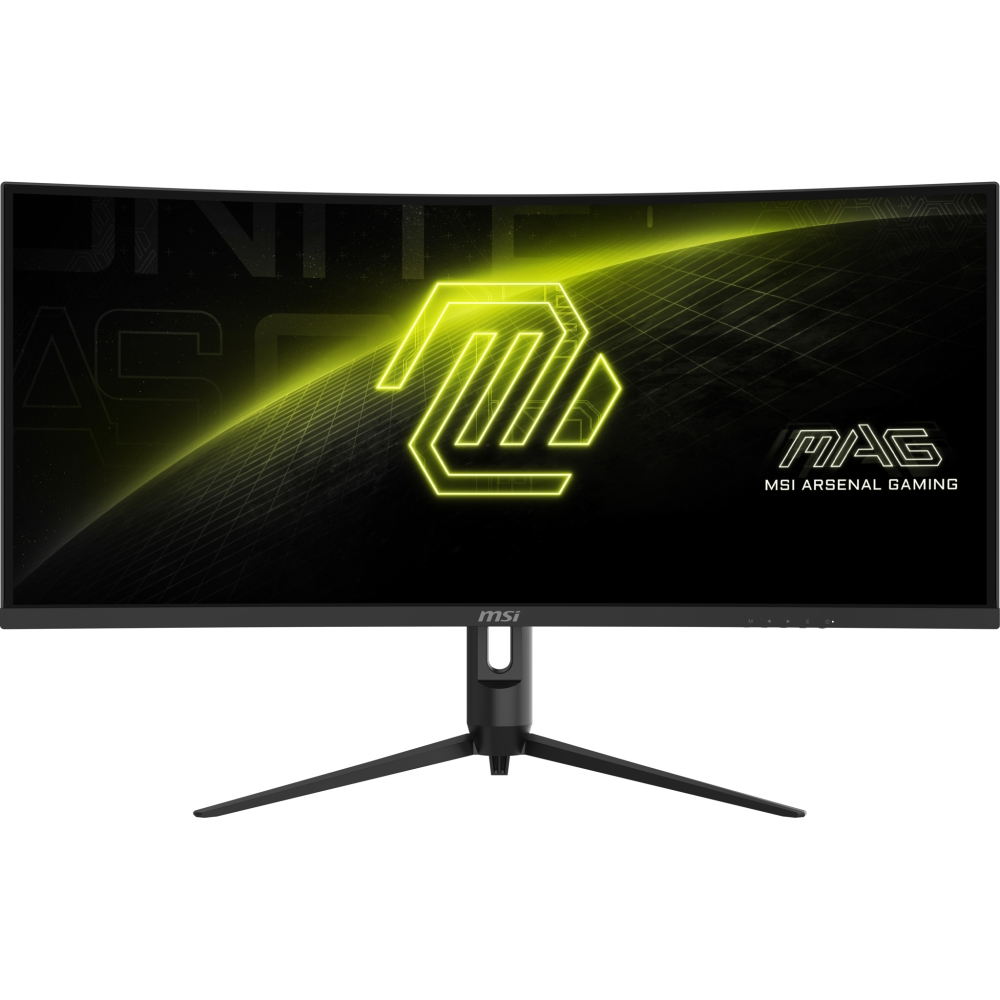 Монитор MSI MAG 342CQR E2 Gaming Monitor, 34", 1ms, 180Hz Curve 1500R VA, 3440x1440, AMD FreeSyncPremium, HDR Ready, 1.07B, DP(1.4a), 2xHDMI(2.0b), Headphone out, Black - 9S6-3DB64H-083