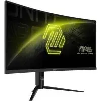Монитор MSI MAG 342CQR E2 Gaming Monitor, 34", 1ms, 180Hz Curve 1500R VA, 3440x1440, AMD FreeSyncPremium, HDR Ready, 1.07B, DP(1.4a), 2xHDMI(2.0b), Headphone out, Black - 9S6-3DB64H-083
