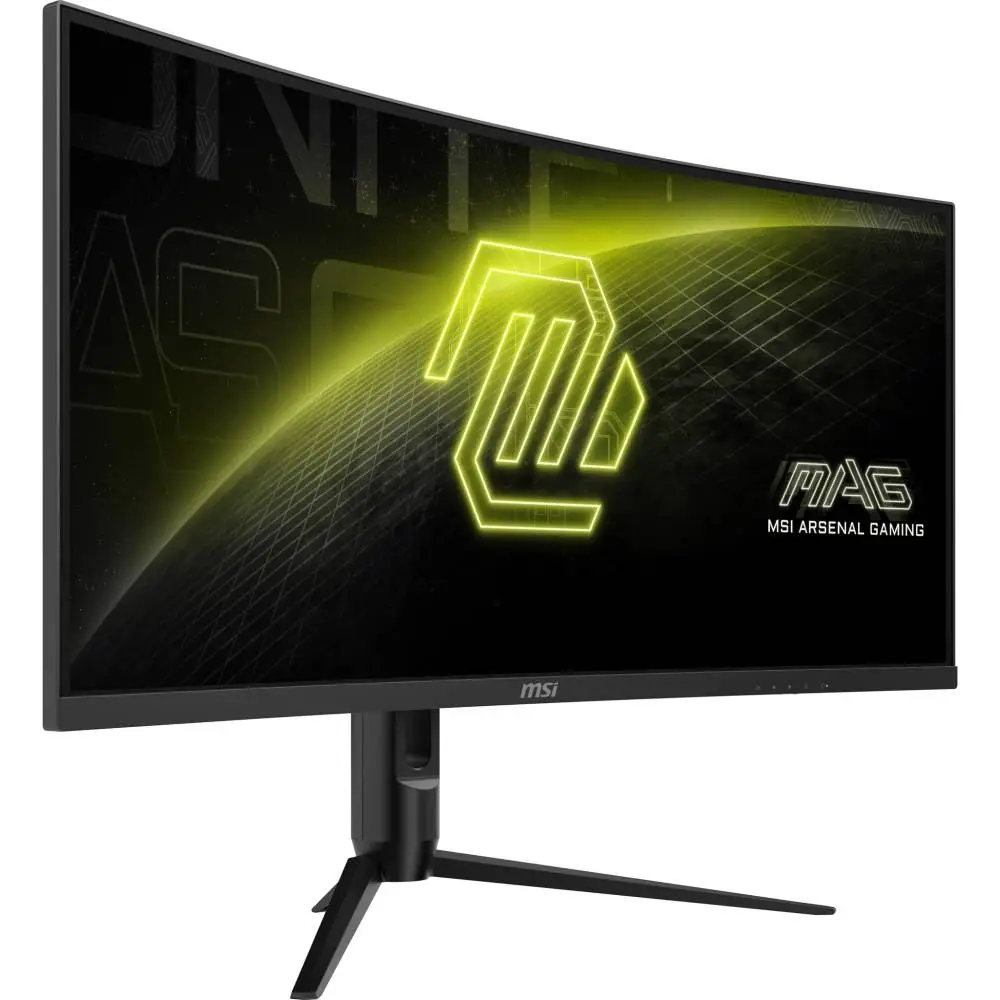 Монитор MSI MAG 342CQR E2 Gaming Monitor, 34", 1ms, 180Hz Curve 1500R VA, 3440x1440, AMD FreeSyncPremium, HDR Ready, 1.07B, DP(1.4a), 2xHDMI(2.0b), Headphone out, Black - 9S6-3DB64H-083