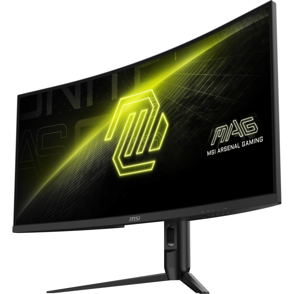 Монитор MSI MAG 342CQR E2 Gaming Monitor, 34", 1ms, 180Hz Curve 1500R VA, 3440x1440, AMD FreeSyncPremium, HDR Ready, 1.07B, DP(1.4a), 2xHDMI(2.0b), Headphone out, Black - 9S6-3DB64H-083