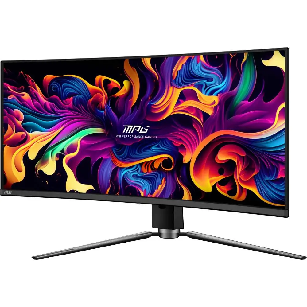 Монитор MSI MPG 341CQPX QD-OLED Gaming Monitor, 34", 0.03ms, 240Hz Curve 1800R, 3440x1440, G-SYNC, KVM, HDR True Black 400, Type-C(98W PD), DP(1.4a), 2xHDMI(2.1), USB Hub, Black - 9S6-3DD04T-035
