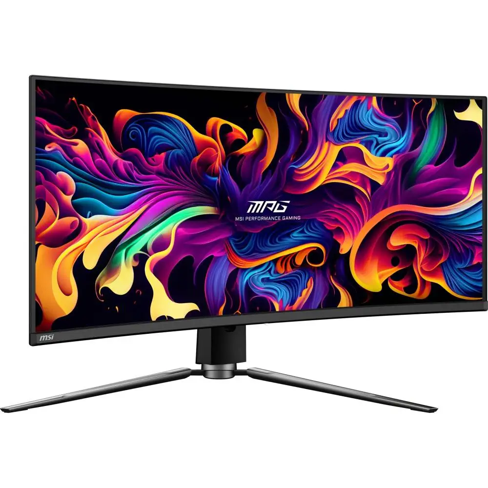 Монитор MSI MPG 341CQPX QD-OLED Gaming Monitor, 34", 0.03ms, 240Hz Curve 1800R, 3440x1440, G-SYNC, KVM, HDR True Black 400, Type-C(98W PD), DP(1.4a), 2xHDMI(2.1), USB Hub, Black - 9S6-3DD04T-035