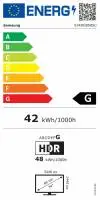 Монитор Samsung LS34DG850, 34'' CURVED Odyssey G8 OLED, 1800R, 175 Hz, 0.1 ms GTG, 21:9, 3440 x 1440, Smart, 2xUSB C, Mini DP, Micro HDMI 2.1, Wi-Fi 5, BT 5.2, Speakers, Silver - LS34DG850SUXDU