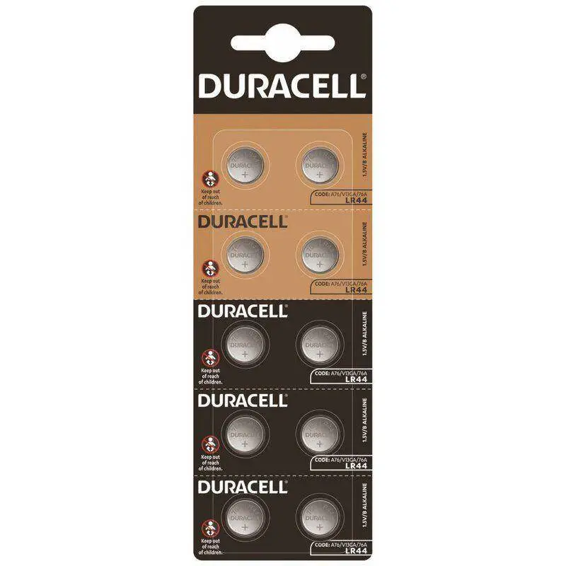 Бутонна алкална батерия LR44 /AG13/ 1,55V 10 бр./pack цена за 1 бр./ DURACELL