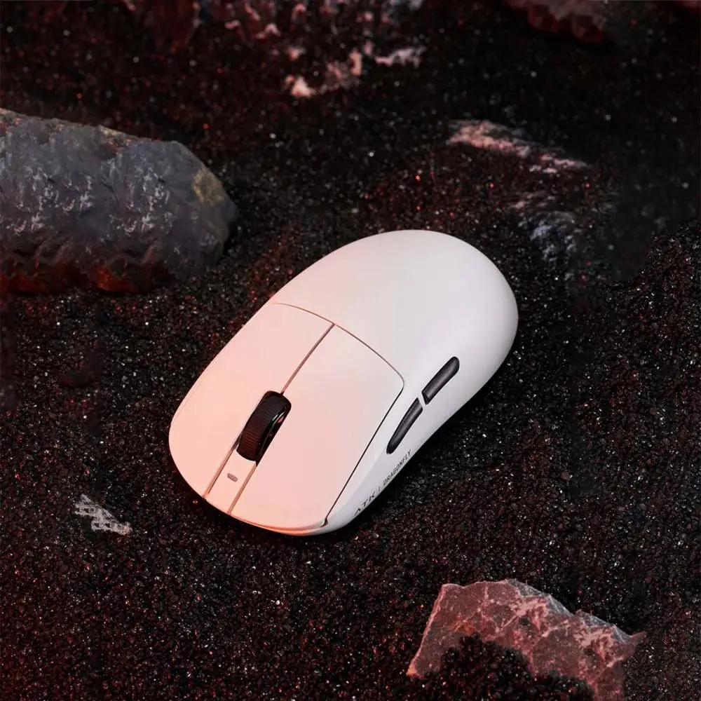 ATK професионална геймърска мишка Wireless Gaming Mouse A9 2.0 Tri-mode Nearlink - 1K, White