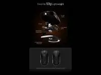 ATK професионална геймърска мишка Wireless Gaming Mouse A9 2.0 Tri-mode Nearlink - 1K, White