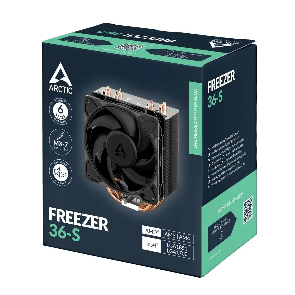 Arctic охладител Freezer 36-S - LGA1851/AM5