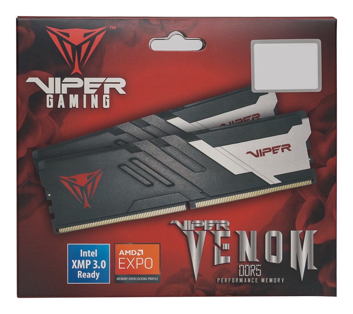 Памет Patriot Viper Venom 16GB (2x8GB) DDR5 6000MHz CL36 XMP - PVV516G600C36K