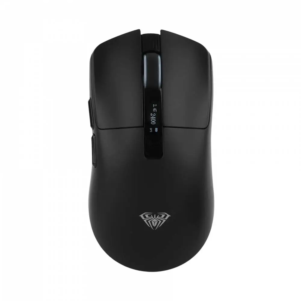 Aula професионална геймърска мишка Wireless Gaming Mouse SC590 PRO - Smart Display, Black