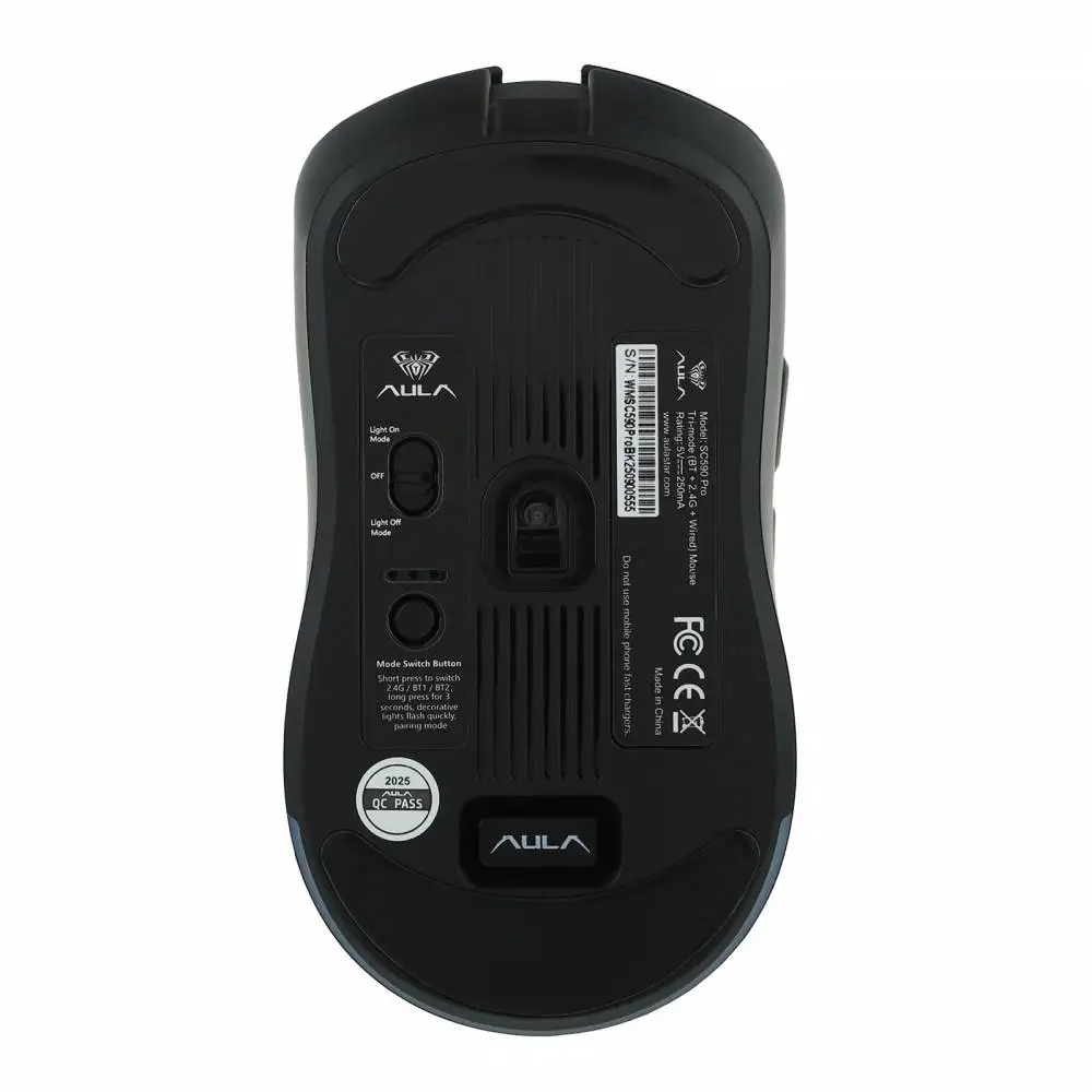 Aula professional gaming mouse Wireless Gaming Mouse SC590 PRO - Smart Display, Black