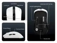 Aula професионална геймърска мишка Wireless Gaming Mouse SC590 PRO - Smart Display, Black
