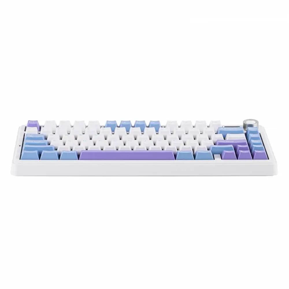 Aula геймърска механична клавиатура Wireless Gaming Mechanical Keyboard F75 MAX - Reaper Switch [Linear] (English US), White, Blue, Purple