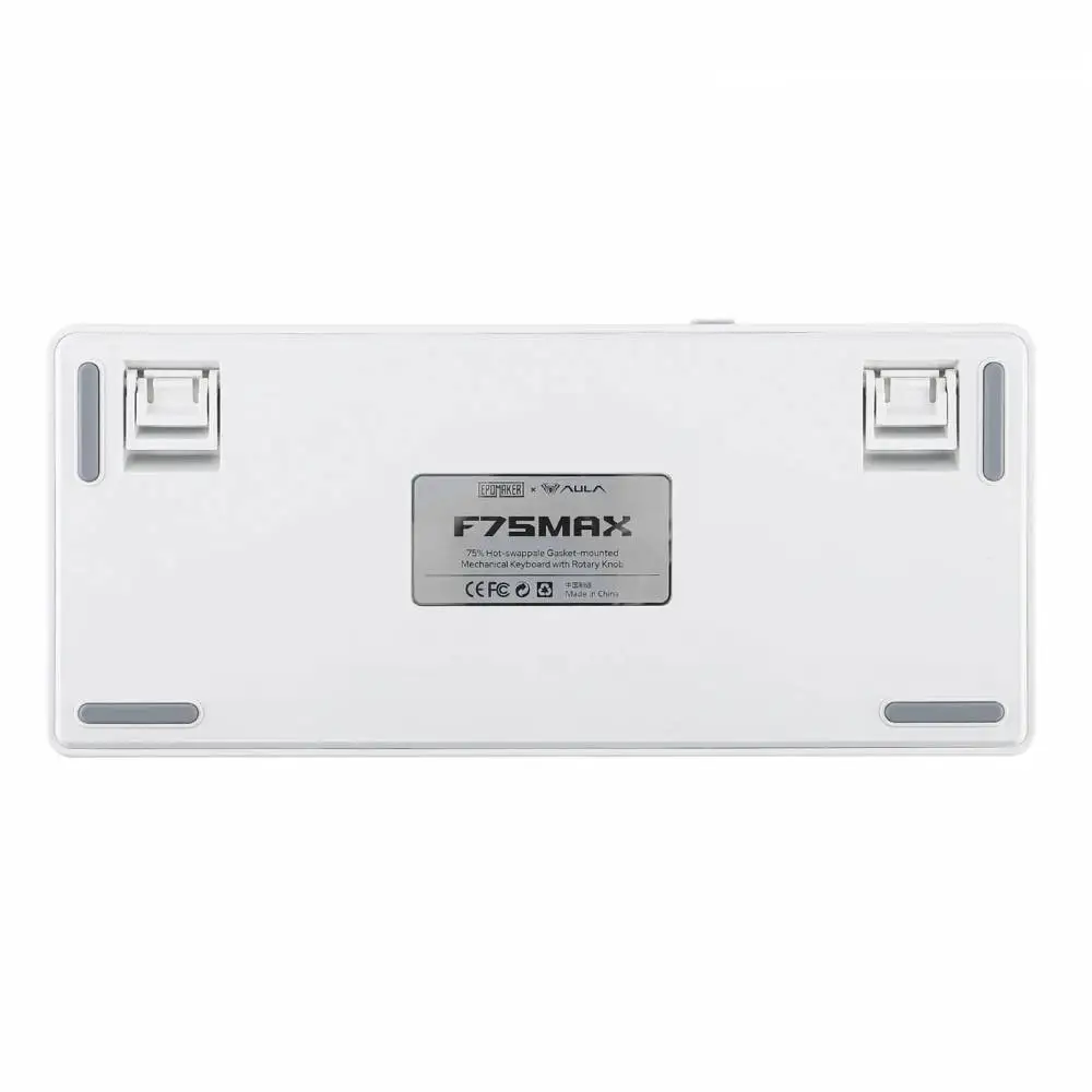 Aula геймърска механична клавиатура Wireless Gaming Mechanical Keyboard F75 MAX - Reaper Switch [Linear] (English US), White, Blue, Purple