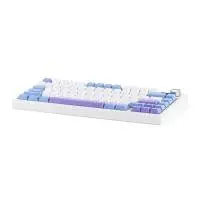 Aula геймърска механична клавиатура Wireless Gaming Mechanical Keyboard F75 MAX - Reaper Switch [Linear] (English US), White, Blue, Purple
